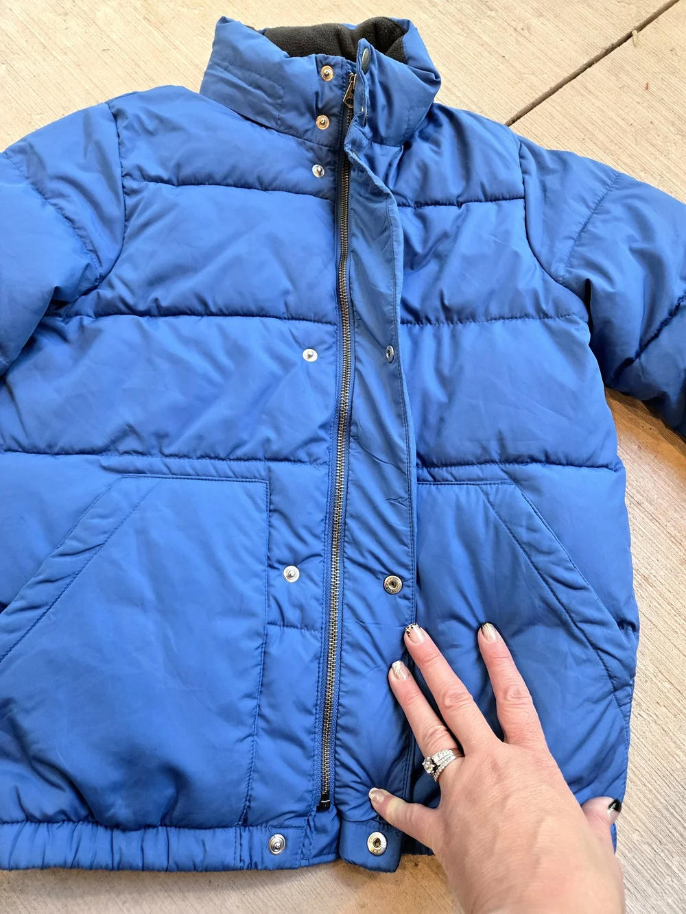Boys's Blue Puffer Jacket - Insulated Winter Coat